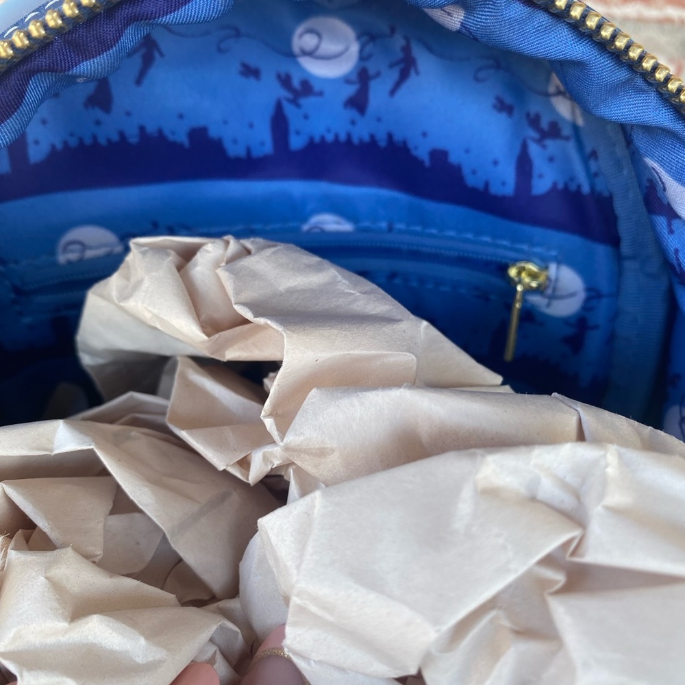 Loungefly Peter Pan Mini Backpack Used - image 6